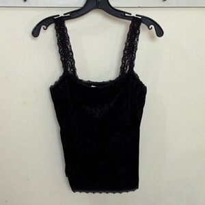 Elegant Black Lace Women's Top